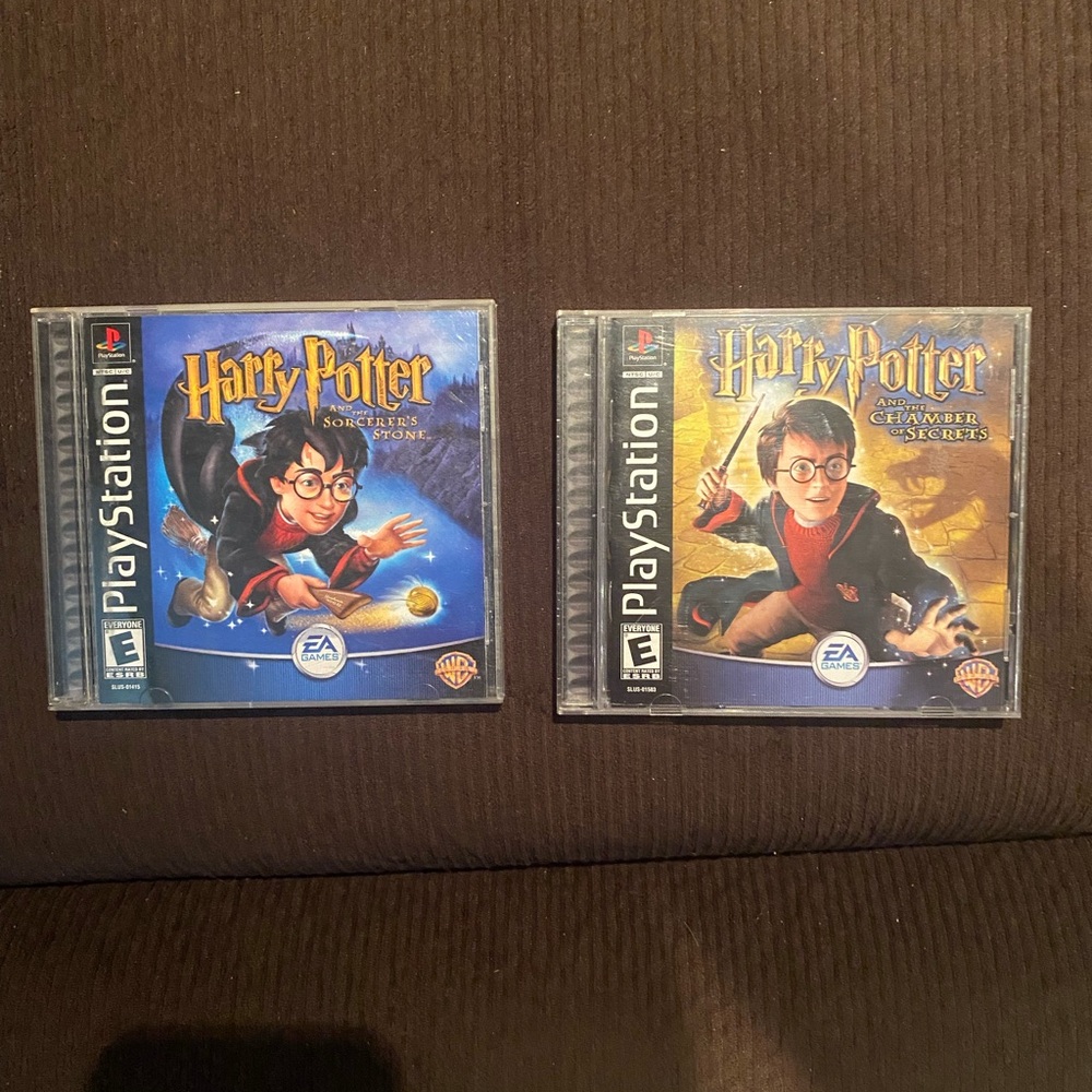 Harry Potter PlayStation 1 PS1 bundle of two games